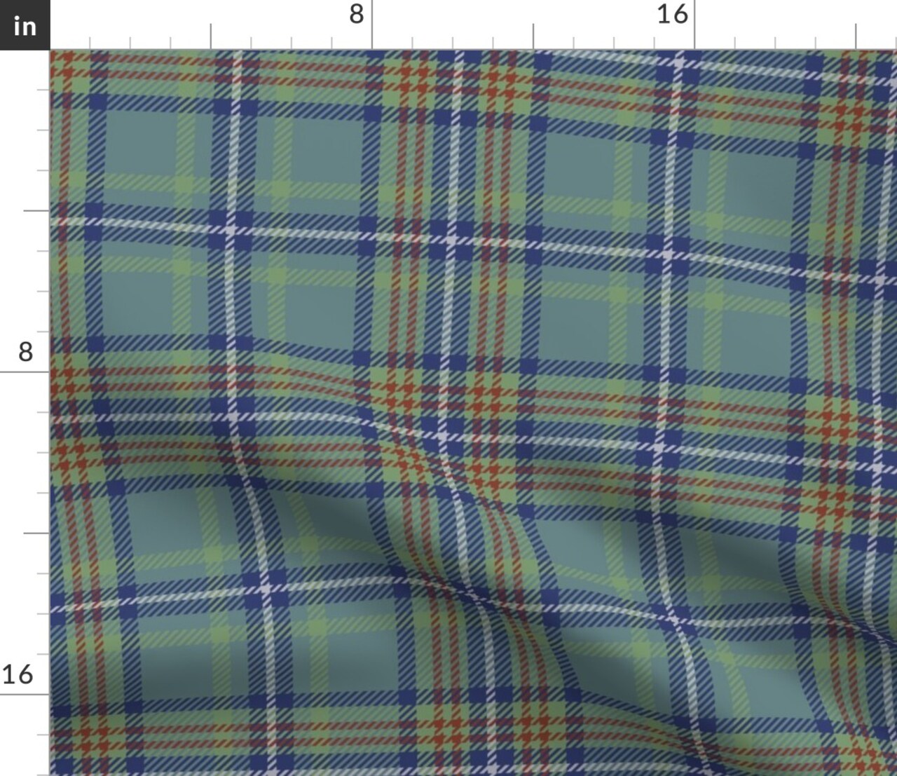 Cowboy Scottish Farmhouse Custom Printed Fabric by Spoonflower Various Fabrics by the Yard or Fat Quarter